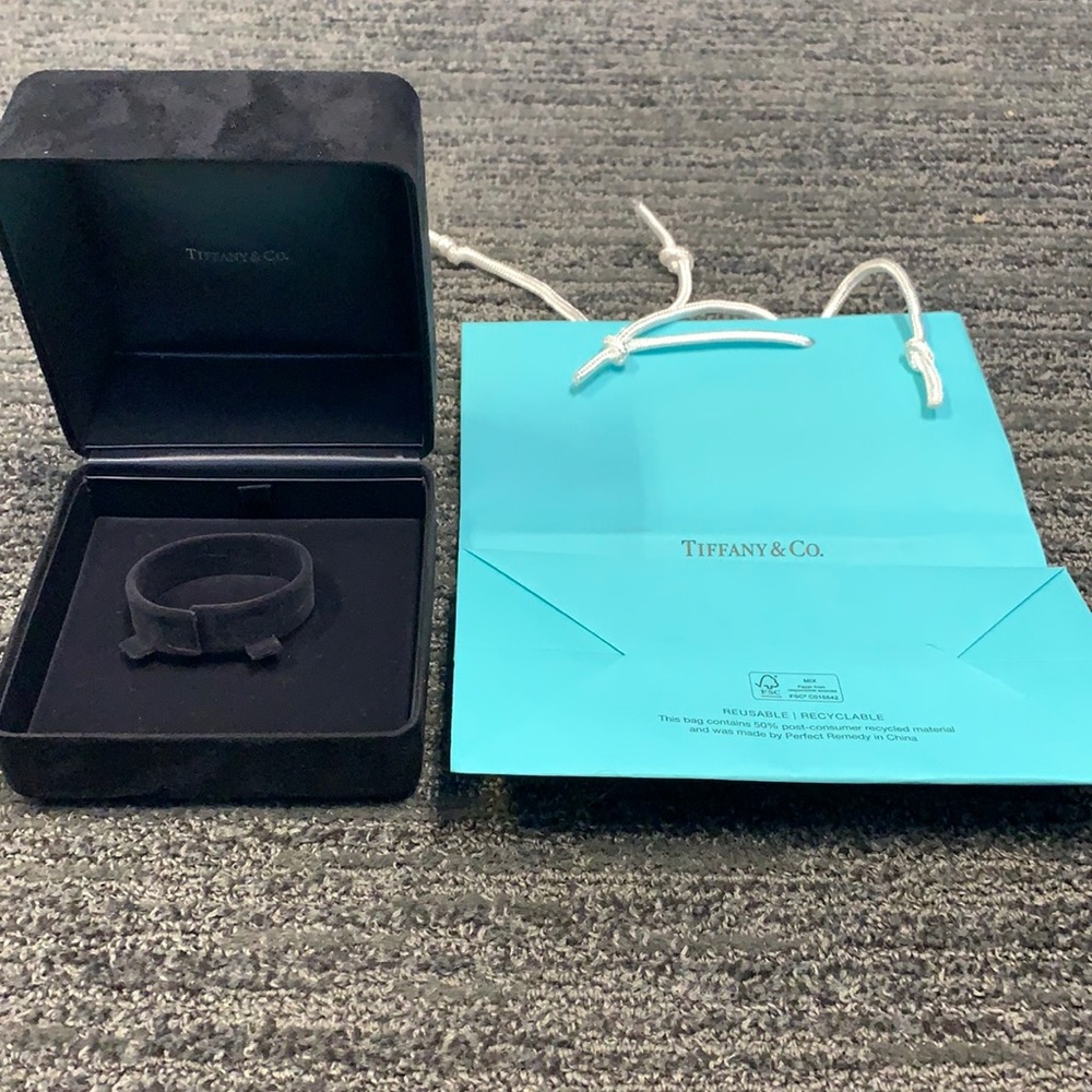 Tiffany & Co. watch box and bag